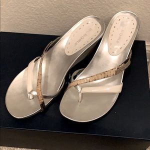 *SOLD BCBG wedge sandals